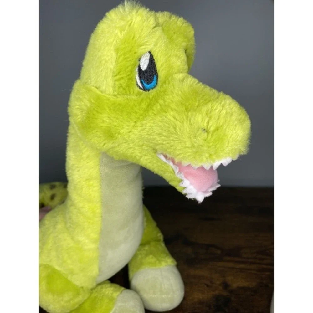 Build a Bear green spotted brachiosaurus‎ BAB plush exclusive soft dinosaur